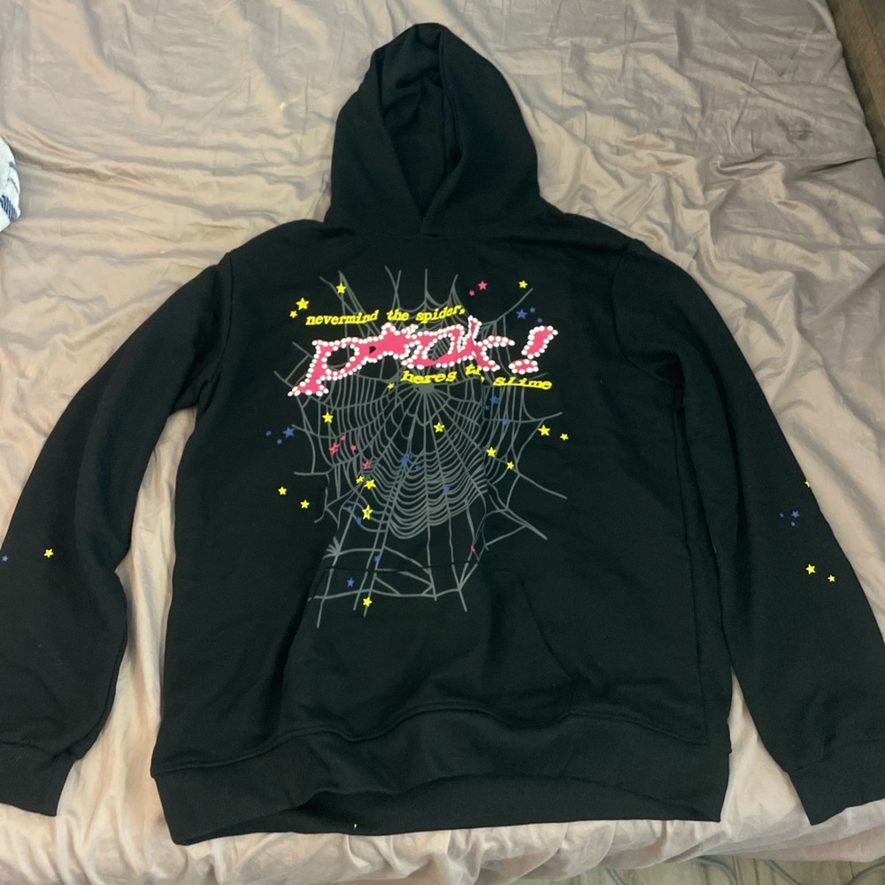 Black sp5der hoodie